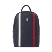 Tommy Hilfiger Blå Emblem Ryggsäck för Kvinnor Blue, Dam