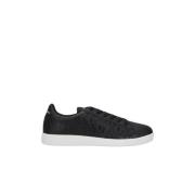 Armani Exchange Sneakers i konstläder med präglad logotyp Black, Herr