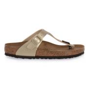 Birkenstock Gizeh Gold Sandaler Beige, Herr