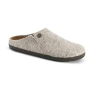 Birkenstock Lyxiga ullfilttofflor Gray, Dam