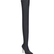 Stuart Weitzman Stretch Boot Höj Stil Modern Klassiker Black, Dam