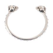 Alexander McQueen Armband, Stiligt Design, Modernt Gray, Dam