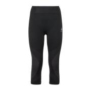 Odlo Aktiva Kvinnor Leggings 3/4 Bottom Pant Black, Dam