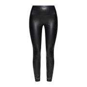 AllSaints ‘Cora’ Läder-look Leggings Black, Dam