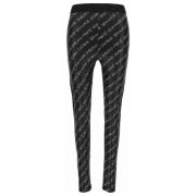 Versace Jeans Couture Print Logo Skinny Fit Leggings Black, Dam