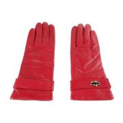 Cavalli Class Red Lambskin Glove Red, Dam