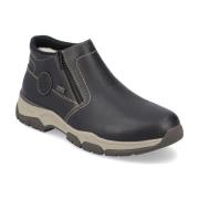 Rieker Svarta Casual Stängda Booties Black, Herr