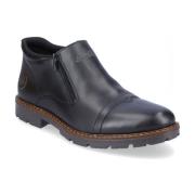 Rieker Svarta Casual Stängda Booties Black, Herr