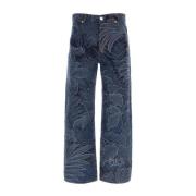 Etro Snygga Jeans för Män och Kvinnor Blue, Herr