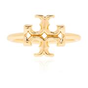 Tory Burch ‘Eleanor’ ring med logotyp Yellow, Dam