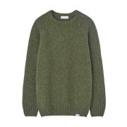 Edmmond Studios Gröna Strukturerade Sweaters Green, Herr