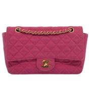 Chanel Vintage Pre-owned Canvas chanel-vskor Pink, Dam