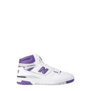 New Balance Höga Toppar Lädersneakers Purple, Herr