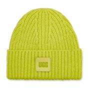 UGG Chunky Rib Beanie Green, Dam