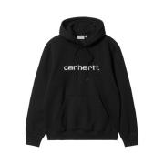 Carhartt Wip Huvtröja med känguruficka Black, Herr