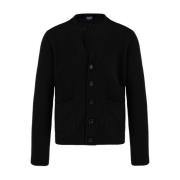 Drumohr Svart Cardigan för Män Black, Herr