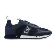 Emporio Armani EA7 Sneakers med logotyp Blue, Herr