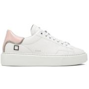 D.a.t.e. Vita Låga Sneakers i Läder White, Dam