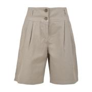 Aspesi Beiga Shorts för Kvinnor Beige, Dam