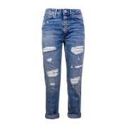 Dondup Slim Fit Denim Jeans Blue, Dam