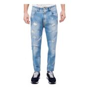 Alessandro Dell'Acqua Slim-fit Jeans Blue, Herr