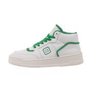 Copenhagen Shoes Hög Top Sneaker Vit/Grön Cph196 - 37 Green, Dam