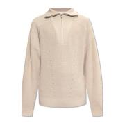 Isabel Marant ‘Benny’ ull rullkrage tröja Beige, Herr