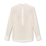 Stella McCartney Siden topp Beige, Dam