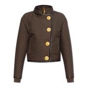 Balmain Jacka med monogram Brown, Dam