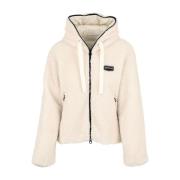 Duvetica Teddy Scudetto Huva Jacka Beige, Dam