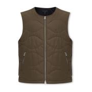 AllSaints Nebular vest Brown, Herr