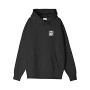 Obey Stiliga Sweatshirts Black, Herr