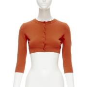 Alaïa Pre-owned Pre-owned Tyg toppar Orange, Dam