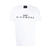 John Richmond Logo T-shirt med korta ärmar White, Herr