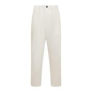 Jil Sander Byxor 13 AW 18.5 White, Herr