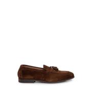 Doucal's Brun Mocka Frans Loafers Brown, Herr