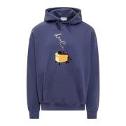 Drole de Monsieur LE Hoodie Stol Sweatshirt Blue, Herr