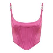 Versace Top BRA - Stilfull och Trendig Pink, Dam