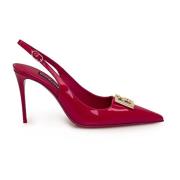 Dolce & Gabbana Slingback Högklackade Skor Purple, Dam