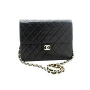 Chanel Vintage Pre-owned Läder chanel-vskor Black, Dam