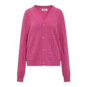 Ambush Monogram Cardigan Tröja Pink, Herr