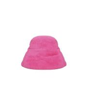 Ruslan Baginskiy Fuchsia Polyester Hatt med Smal Brätte Pink, Dam