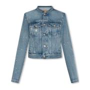 MM6 Maison Margiela Jeansjacka Blue, Dam