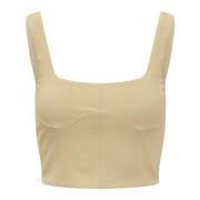 Jucca Top Stil - Trendig och Mode Beige, Dam