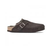 Birkenstock Mocca Fårskinnssandaler Black, Herr