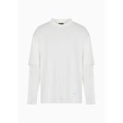 Emporio Armani Vit Hot T-Shirt - L White, Herr