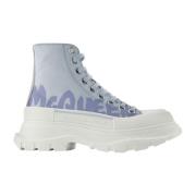 Alexander McQueen Höga sneakers med tjock sula Multicolor, Dam