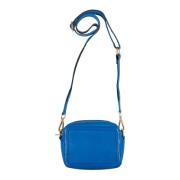 Btfcph Koboltblå Box Clutch med ljusguldiga accenter Blue, Dam