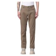 Jacob Cohën Slim Fit Cropped Jeans Brown, Herr