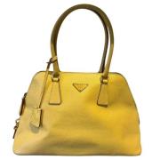 Prada Vintage Pre-owned Läder prada-vskor Yellow, Dam